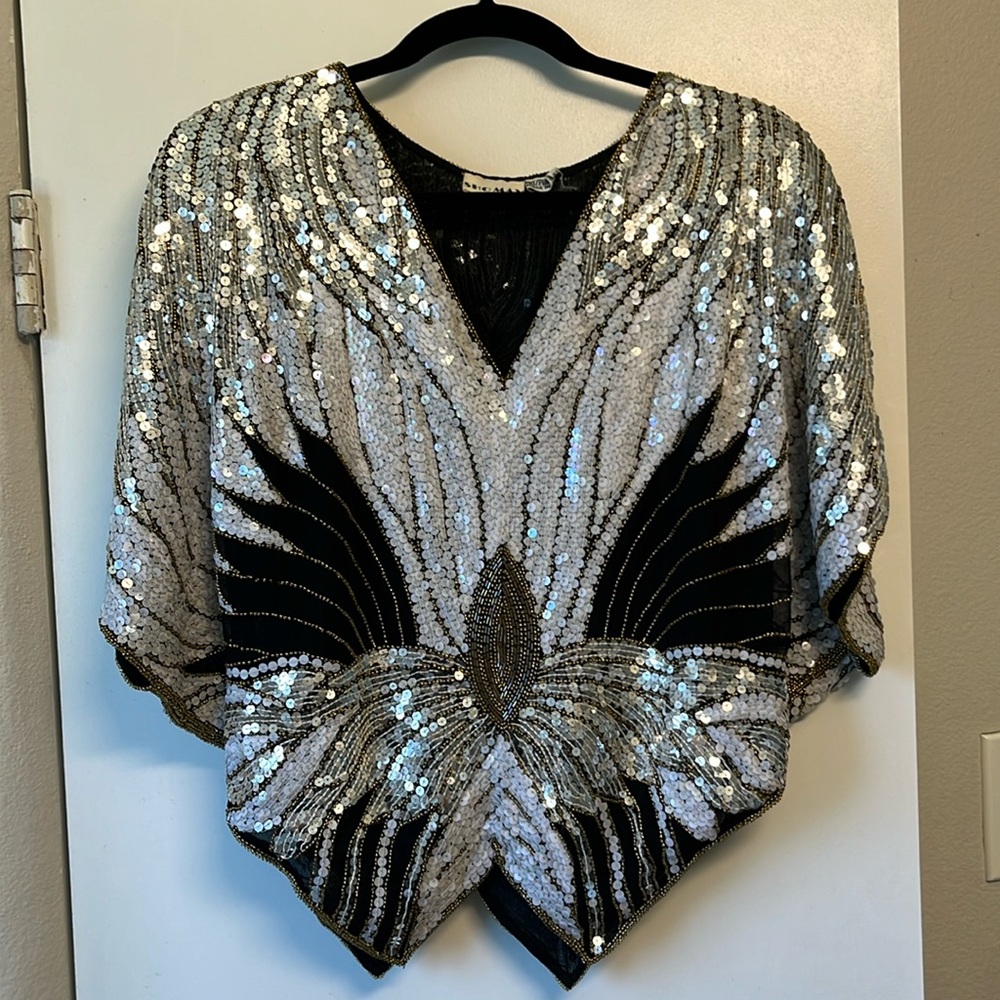 Vintage Shomax New York Sequin Top